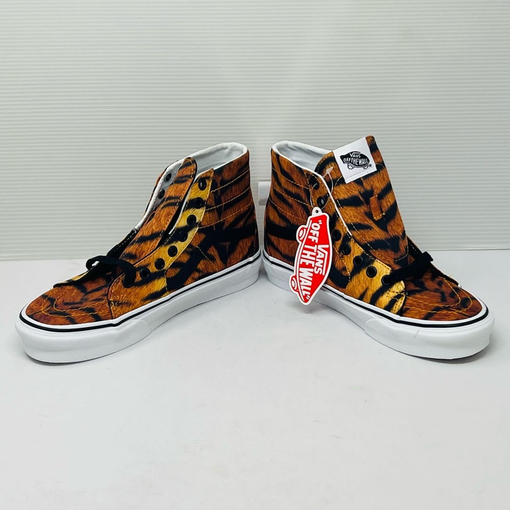 VANS**Sk8-Hi Tapered Tiger Print Shoes**US 3.5,4.5,5.5,6.5 $90 NIB - Picture 3 of 15